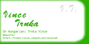 vince trnka business card